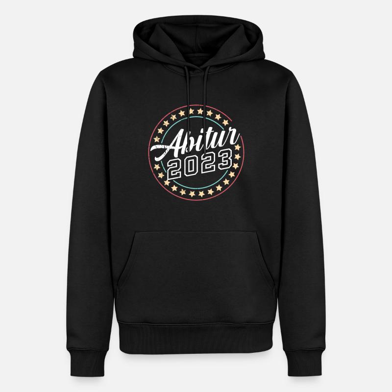 Abi 2023 Abitur Abiturient Schulabschluss - Sweat à capuche Premium bio Homme - noir