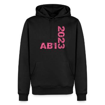Abi 2023 Abitur - Männer Premium Bio Hoodie - Schwarz - Vorne - Nico (187cm)