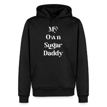 Mein eigener Sugar Daddymy eigener Sugar Daddy Opa eigener - Männer Premium Bio Hoodie - Schwarz - Vorne - Nico (187cm)