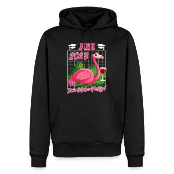 Abi 2023 Abitur ich habe fertig! Abiturienten - Männer Premium Bio Hoodie - Schwarz - Vorne - Nico (187cm)