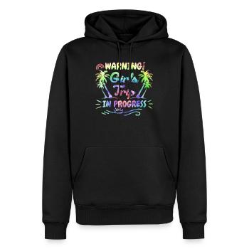 Attention Strip pour filles sur la route Girls Spring Break - Sweat à capuche Premium bio Homme - noir - Devant - Nico (187cm)