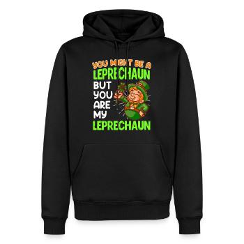 You are my Leprechaun St. Patrick's Day - Men’s Premium Organic Hoodie - black - Front - Nico (187cm)
