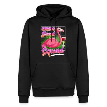 Spring Break Squad Summer Holidays Spring Break - Men’s Premium Organic Hoodie - black - Front - Nico (187cm)