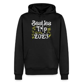 Besties Trip 2023 Summer Vacation 2023 Spring Break - Men’s Premium Organic Hoodie - black - Front - Nico (187cm)