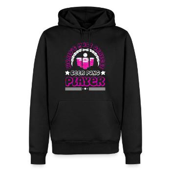 Meilleur joueur de beer pong au monde Jeu à boire Beer Pong - Sweat à capuche Premium bio Homme - noir - Devant - Nico (187cm)