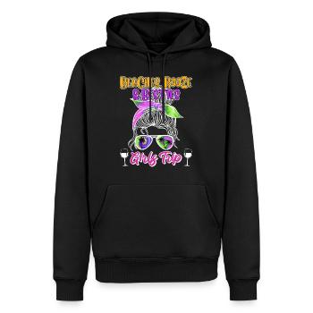 Beaches Booze Besties Girls Trip Spring Break - Männer Premium Bio Hoodie - Schwarz - Vorne - Nico (187cm)