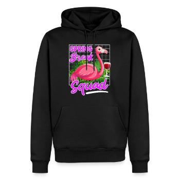 Spring Break Squad Summer Holidays Spring Break - Men’s Premium Organic Hoodie - black - Front - Nico (187cm)