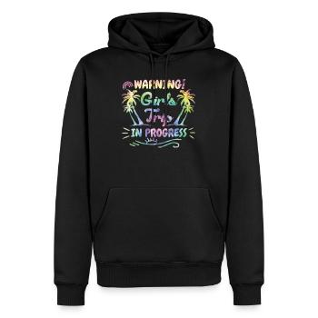 Attention Strip pour filles sur la route Girls Spring Break - Sweat à capuche Premium bio Homme - noir - Devant - Nico (187cm)