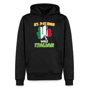 St. Patrick war Italiener St. Patrick’s Day - Männer Premium Bio Hoodie - Schwarz - Vorne - Nico (187cm)