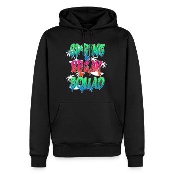 Spring Break Squad Summer Holidays Spring Break - Men’s Premium Organic Hoodie - black - Front - Nico (187cm)