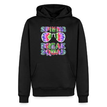 Spring Break Squad Summer Holidays Spring Break - Men’s Premium Organic Hoodie - black - Front - Nico (187cm)