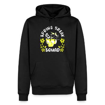 Spring Break Squad Summer Holidays Spring Break - Men’s Premium Organic Hoodie - black - Front - Nico (187cm)