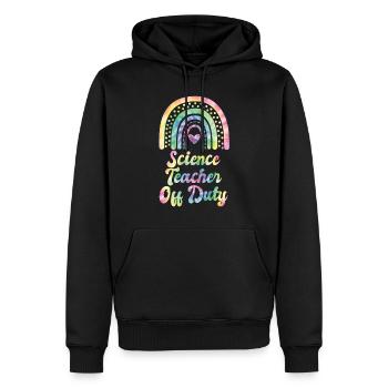 Ferien Physiklehrer außer Dienst Physik Lehrer - Männer Premium Bio Hoodie - Schwarz - Vorne - Nico (187cm)