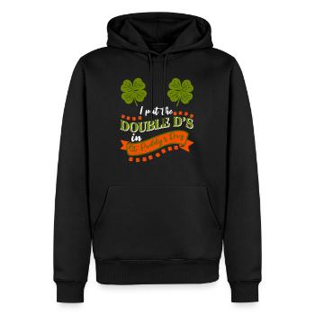 I put the double D's in St. Paddys Day - Männer Premium Bio Hoodie - Schwarz - Vorne - Nico (187cm)