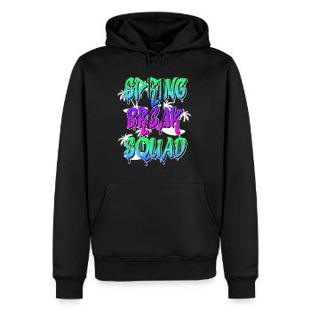 Spring Break Squad Summer Holidays Spring Break - Men’s Premium Organic Hoodie - black - Front - Nico (187cm)