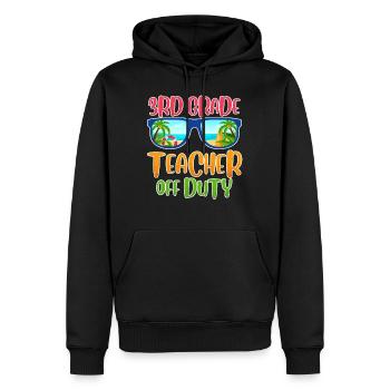 Third Class Class Teachers on Vacation Teachers - Men’s Premium Organic Hoodie - black - Front - Nico (187cm)