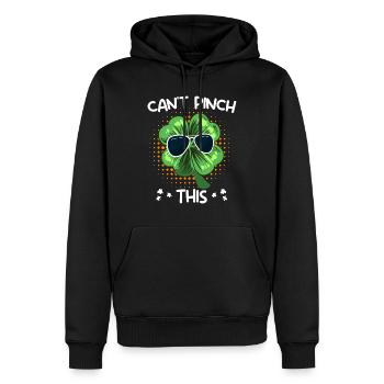 Can't Pinch this Kleeblatt St. Patrick's Day - Männer Premium Bio Hoodie - Schwarz - Vorne - Nico (187cm)