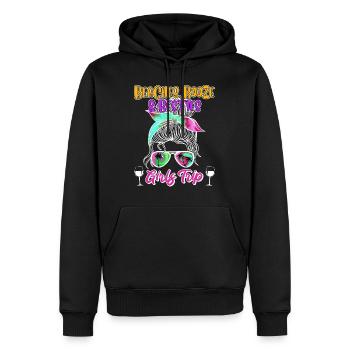 Beaches Booze Besties Girls Trip Spring Break - Männer Premium Bio Hoodie - Schwarz - Vorne - Nico (187cm)