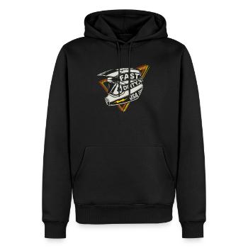 Schnell Schmutzig Dirt Bike Helm Motocross Biker - Männer Premium Bio Hoodie - Schwarz - Vorne - Nico (187cm)