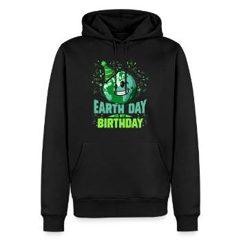 Earth Day ist mein Geburtstag Umweltschützer - Männer Premium Bio Hoodie - Schwarz - Vorne - Nico (187cm)