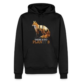 There is no Planet B endangered species - Men’s Premium Organic Hoodie - black - Front - Nico (187cm)