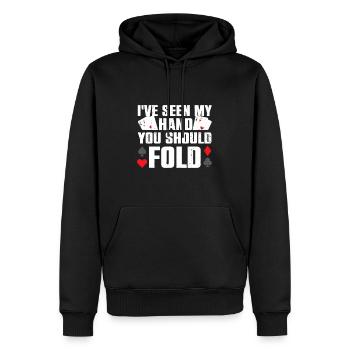 Lustige Pokerspieler Kunst für Männer Frauen Spieler Casin - Männer Premium Bio Hoodie - Schwarz - Vorne - Nico (187cm)