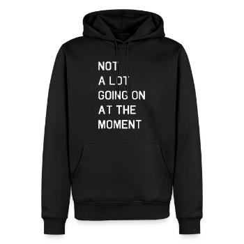 Im Moment ist nicht viel losPoker stuffcool po - Männer Premium Bio Hoodie - Schwarz - Vorne - Nico (187cm)