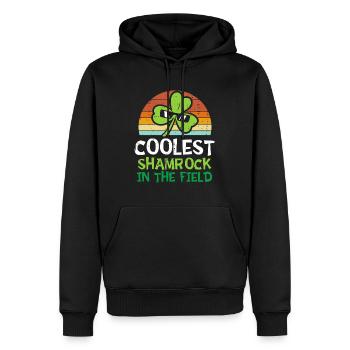 Kinder St. Patricks Day Kleinkind Jungen Saint Paddys Coo - Männer Premium Bio Hoodie - Schwarz - Vorne - Nico (187cm)