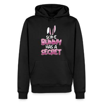 Lapin de Pâques Mignon Ami de Pâques Lapin de Pâques - Sweat à capuche Premium bio Homme - noir - Devant - Nico (187cm)