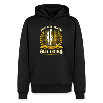 Vous ne pouvez jamais avoir assez de vieilles pièces Metal Detectin - Sweat à capuche Premium bio Homme - noir - Devant - Nico (187cm)