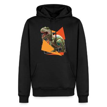 Eggspert Ostereier Suche Dinsosaurier Osterhasen - Männer Premium Bio Hoodie - Schwarz - Vorne - Nico (187cm)