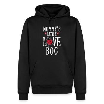 Mommys Little Valentinstag Geschenke für Kinder Cute L - Männer Premium Bio Hoodie - Schwarz - Vorne - Nico (187cm)