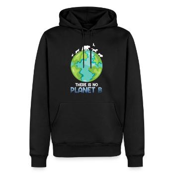Il n’y a pas de planète B Protection de l’environnement Conservation des espèces - Sweat à capuche Premium bio Homme - noir - Devant - Nico (187cm)