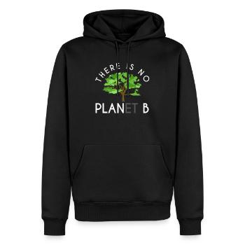 Il n’y a pas de protection de l’environnement pour le Jour de la Terre de la planète B - Sweat à capuche Premium bio Homme - noir - Devant - Nico (187cm)