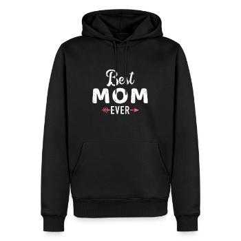 Meilleure fête des mères de tous les temps - Sweat à capuche Premium bio Homme - noir - Devant - Nico (187cm)