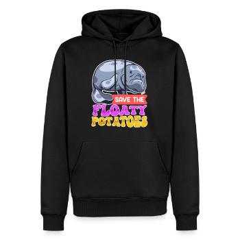 Artenschutz Walross Save the Ocean Umweltliebe - Männer Premium Bio Hoodie - Schwarz - Vorne - Nico (187cm)