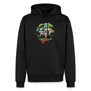 Il n’y a pas de Planète B Earth Day Mission Erde - Sweat à capuche Premium bio Homme - noir - Devant - Nico (187cm)