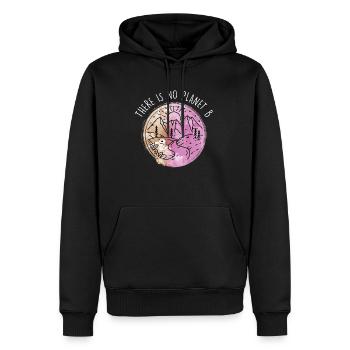 Il n’y a pas de protection de l’environnement pour le Jour de la Terre de la planète B - Sweat à capuche Premium bio Homme - noir - Devant - Nico (187cm)