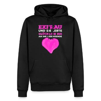 Scheidungsparty Finally Divorced Scheidung - Männer Premium Bio Hoodie - Schwarz - Vorne - Nico (187cm)