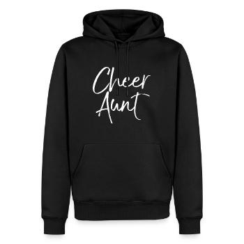 Cadeau mignon de cheerleading pour tante pom-pom girls Fun C - Sweat à capuche Premium bio Homme - noir - Devant - Nico (187cm)