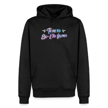 Scheidungsparty Ex Frau glücklich geschieden - Männer Premium Bio Hoodie - Schwarz - Vorne - Nico (187cm)