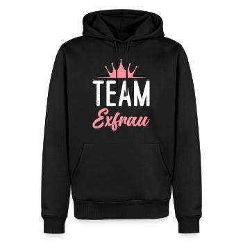 Scheidung Team Ex Frau frisch geschieden glücklich - Männer Premium Bio Hoodie - Schwarz - Vorne - Nico (187cm)