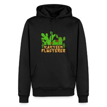 Kakteen Flüsterer Kaktusliebhaber Sukkulenten - Männer Premium Bio Hoodie - Schwarz - Vorne - Nico (187cm)