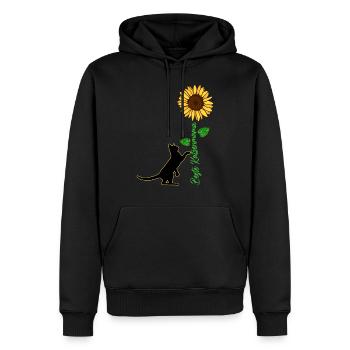 Beste Katzenmama I love Cats Katzenhalter - Männer Premium Bio Hoodie - Schwarz - Vorne - Nico (187cm)