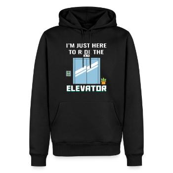 Aufzugsmechaniker Ingenieur Lustiges Trikot - Männer Premium Bio Hoodie - Schwarz - Vorne - Nico (187cm)