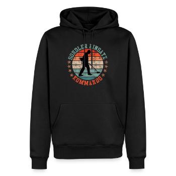 Sondler Einsatz Kommando Schrottsammler - Männer Premium Bio Hoodie - Schwarz - Vorne - Nico (187cm)