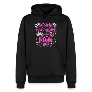 Weltbeste Tante Muttertag Beste Tante Aunties - Männer Premium Bio Hoodie - Schwarz - Vorne - Nico (187cm)