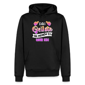 Scheidungsparty frisch Geschieden Happy Divorce - Männer Premium Bio Hoodie - Schwarz - Vorne - Nico (187cm)