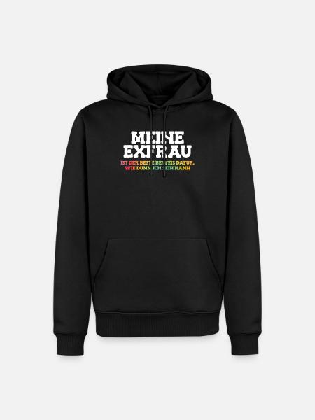 Scheidungsparty Finally Divorced Scheidung - Männer Premium Bio Hoodie - Schwarz