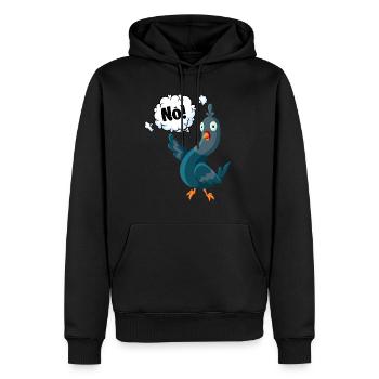 Tauben NÖ! Taubenliebhaber Taubenzüchter Shirts - Männer Premium Bio Hoodie - Schwarz - Vorne - Nico (187cm)